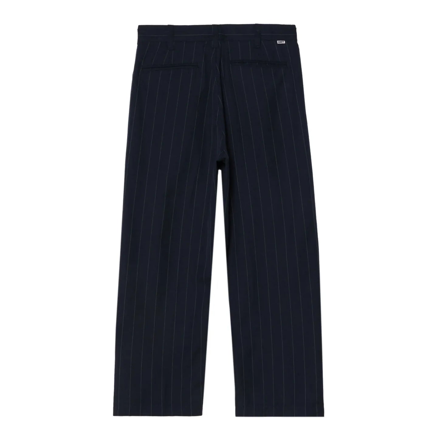 Obey Dean stripe pleated pant