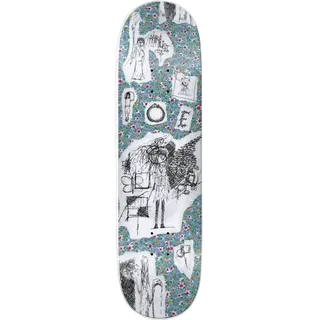 There Skate Boardspoe Flowerz Deck 8.125