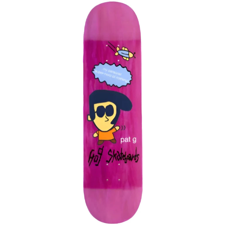 Frog Super Hero Pat G Deck 8.25