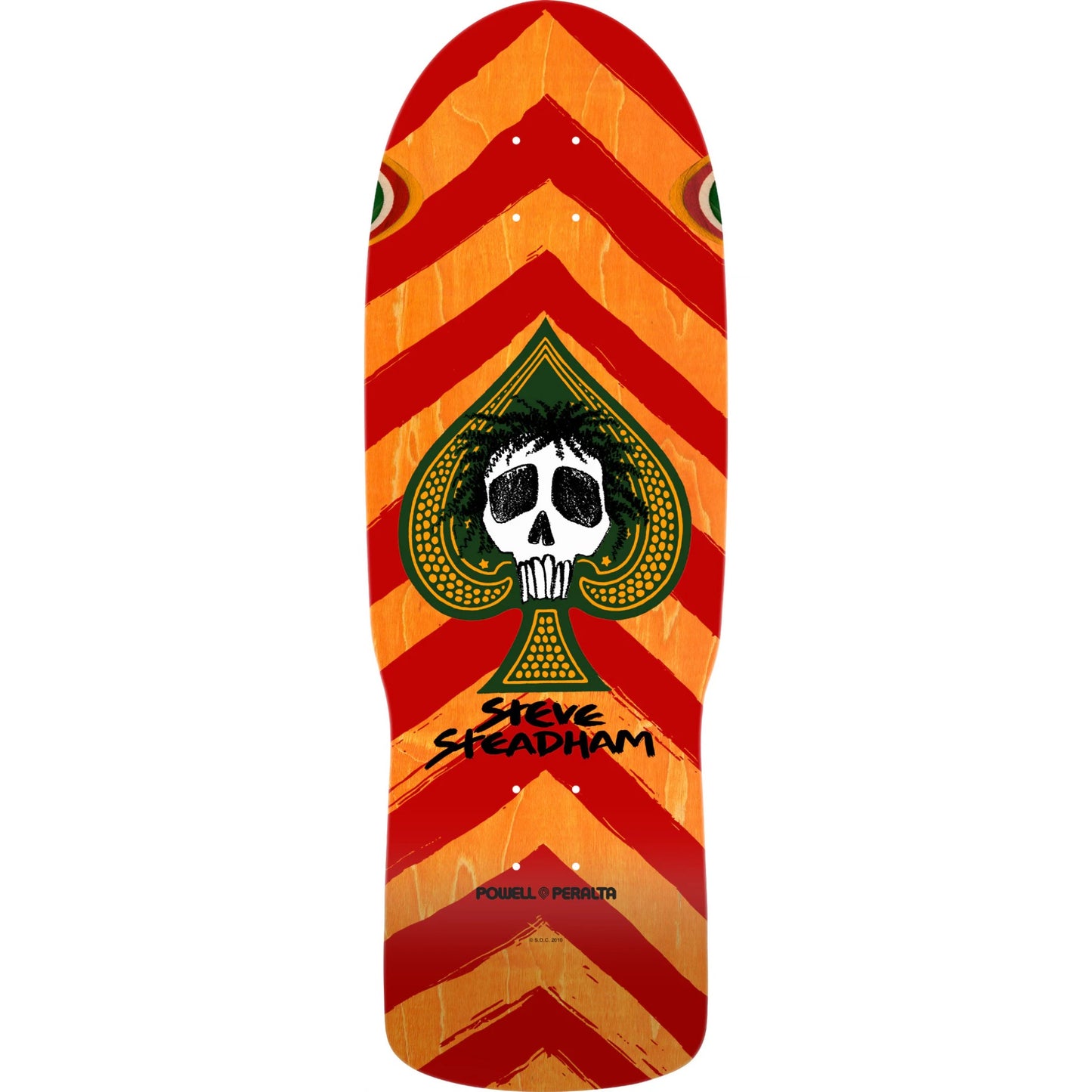 Powell Peralta Steadham Spade 10.0 Orange Stain Deck