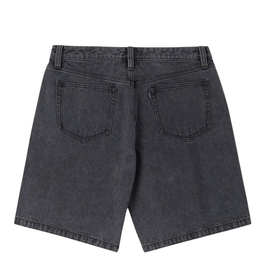 Brixton Relaxed Short Washed Black Denim