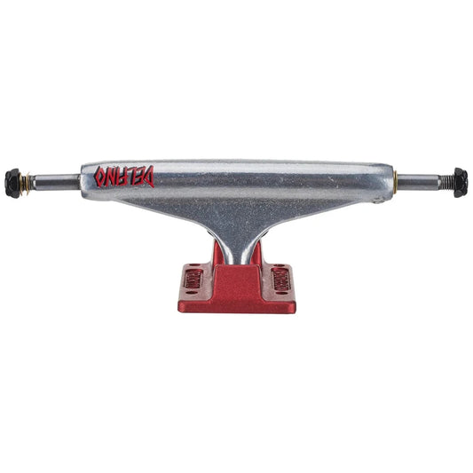 Independent Stage 11 Hollow Delfino Pro Trucks Silver/Red