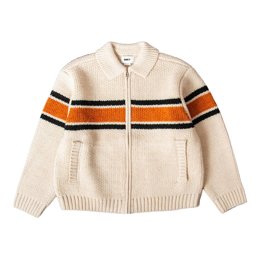 Obey Bernard Zip Up Sweater