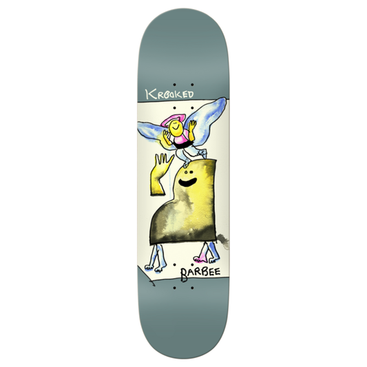 krooked Barbee Water color 8.5 deck