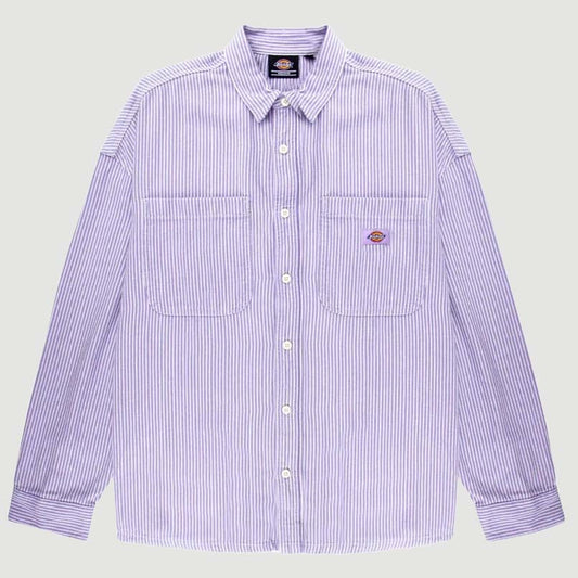 Dickies Hickory Stripe Button-Up Work Shirt