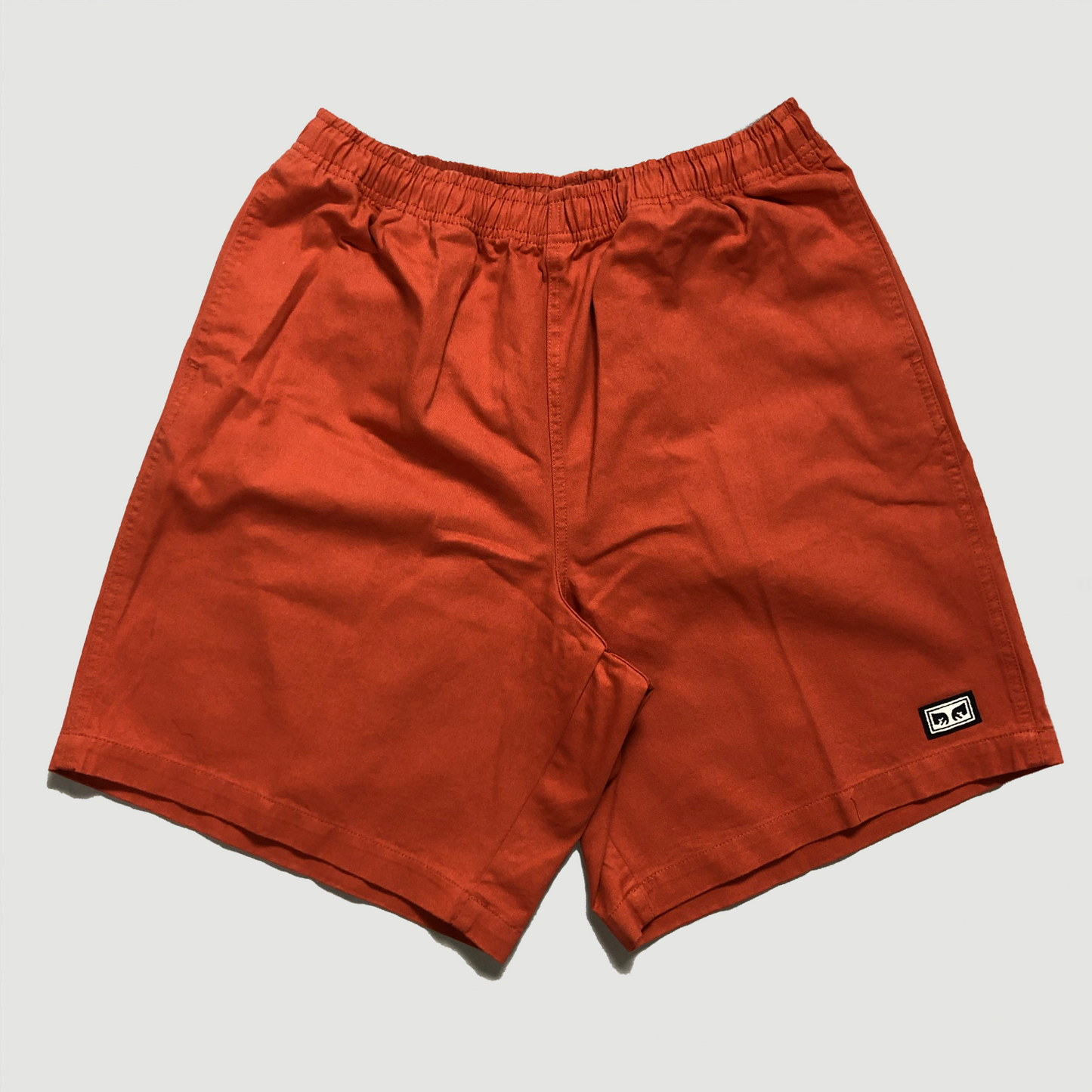 Obey Easy Relaxed Twill Shorts Ginger Biscuit
