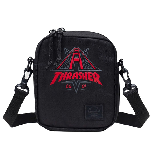 Herschel x Thrasher Crossbody Bag Black/Black