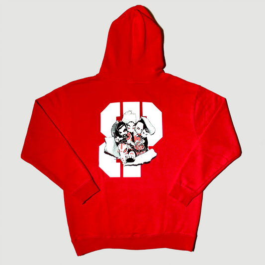 System Of A Down X Brooklyn Projects Crew Hoodie Red