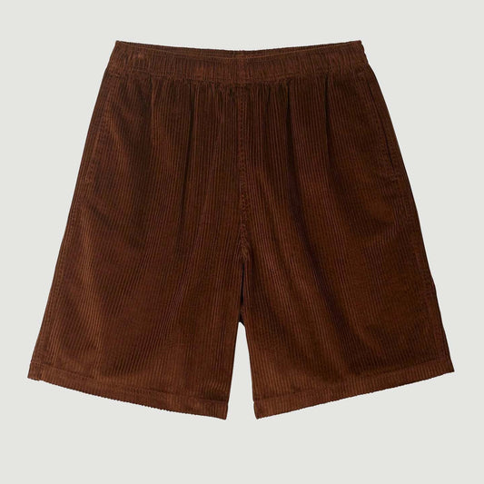 Obey Easy Relaxed Corduroy Shorts Sepia